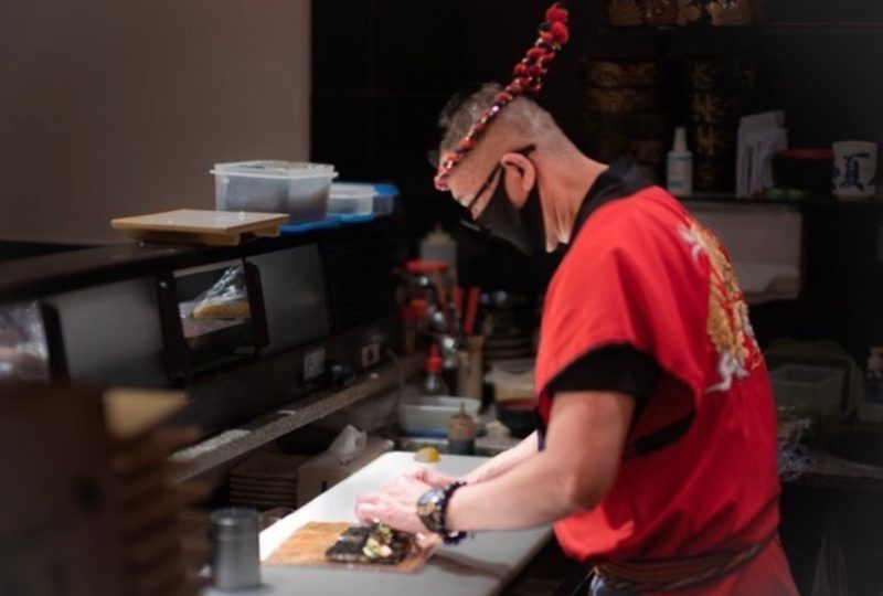 La salle chaleureuse du restaurant Le Shogun à Genève